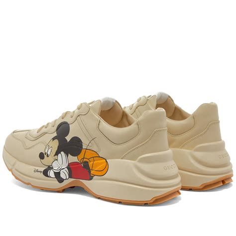 sneaker gucci mickey mouse|gucci rhyton sneakers mickey mouse.